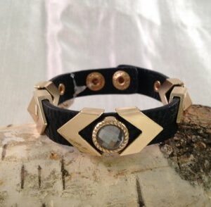 Armband Jasmine svart/guld