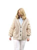 Quiltad jacka dam Nicolina – Beige