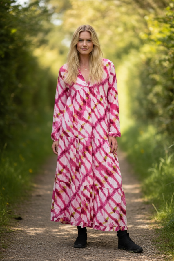 Banditasklänning rosa