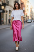 Kjol Penny i cerise