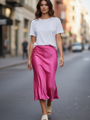 Kjol Penny i cerise
