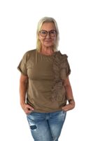 Lindy top med beige