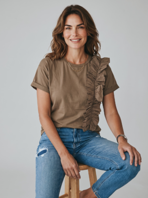 Topp dam Lindy beige