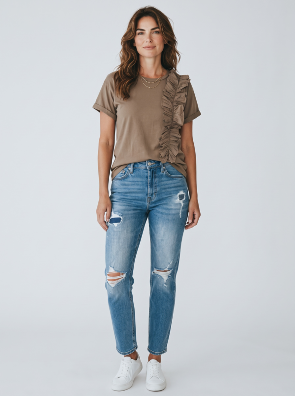 Topp dam Lindy beige
