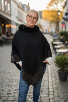 Poncho med bling