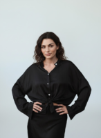 Svart blus dam Wilma