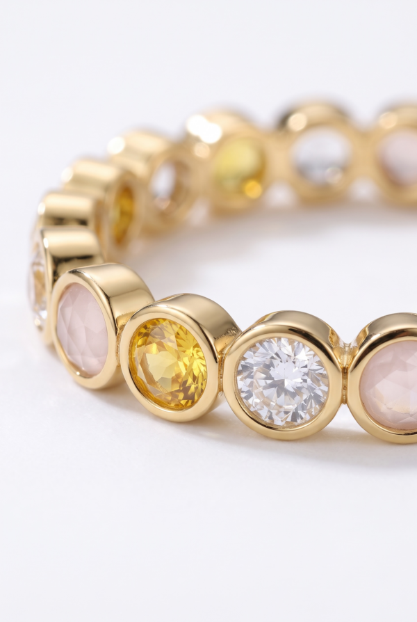 Armband Guld/Mix – Gnistrande kristallarmband