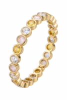 Armband Guld/Mix – Gnistrande kristallarmband