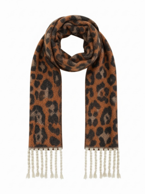 Halsduk Orange Leopard 3