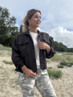 Jeansjacka svart Amira