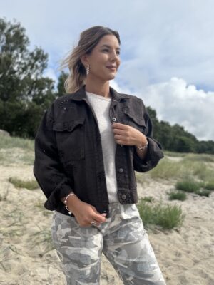 Jeansjacka svart Amira