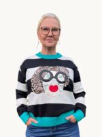 Stickad tröja Myrna