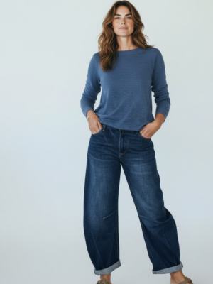 Wide leg jeans dam Clio