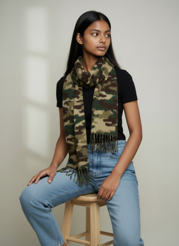 Halsduk dam Filla Scarf Grön