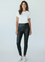 Leggings i konstskinn dam