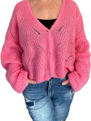 kofta boho rosa